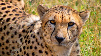 Obraz na płótnie Canvas Cheetah, Acinonyx jubatus, Wildlife Reserve, South Africa, Africa