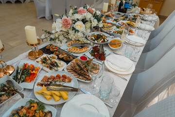 wedding reception table