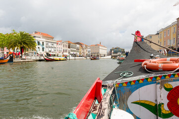 Fototapeta Aveiro Portugalia - Portugalska wenecja z wody obraz