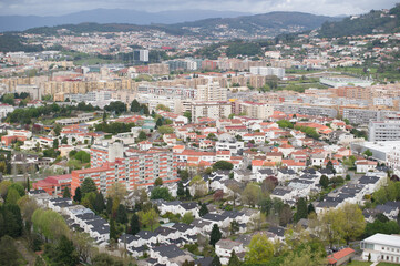 Panorama miasta Braga Portugalia