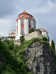 Fototapeta na wymiar castle Vranov na Dyji near town Znojmo in Czech republic 