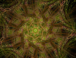 Imaginatory fractal abstract background Image