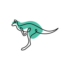 Kangaroo Monoline Logo