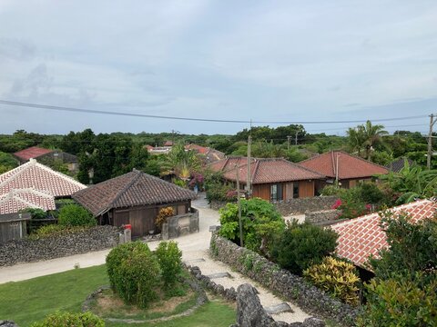 竹富島の街並み