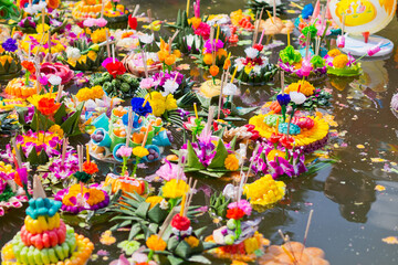 Loy Kratong Festival at Thailand
