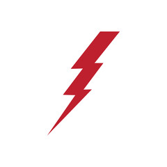 Power lightning logo vector design