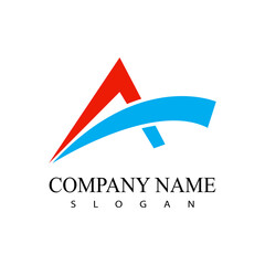 A initial letter logo vector template design