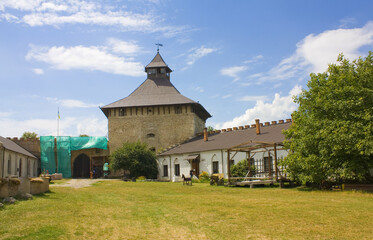 Fototapeta na wymiar Famous Medzhybozh Castle in Ukraine 