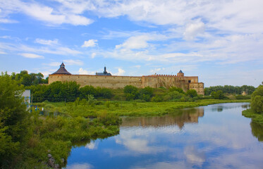 Naklejka na ściany i meble Famous Medzhybozh Castle in Ukraine