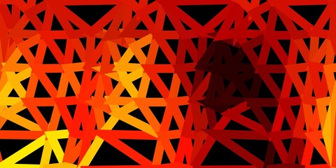 Light orange vector geometric polygonal design.