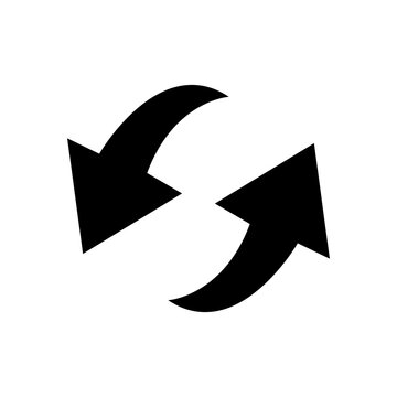 recommend clip art: Sync Arrow Minimal Illustration Icon Clip Art Isolated Web Element Cursor