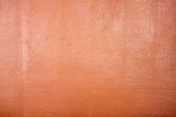 Genuine leather brown high definition texture. Authentic leather background.