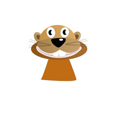 Beaver cartoon