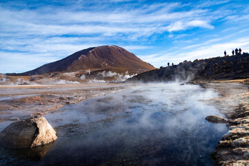 geysers del tatio, chile, atacama