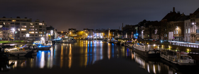 Night view of Gent