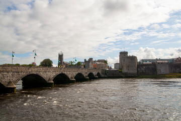 Obraz premium King John's Castle in Limerick, Ireland