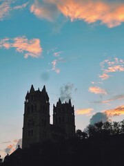 castle in sunset
