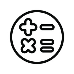 Fototapeta premium Calculator icon template