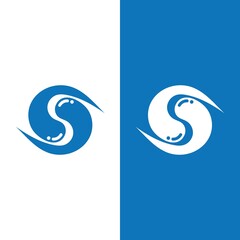 Obraz premium Business corporate S letter logo