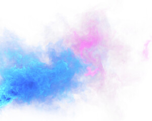 Magenta and Blue mystery smoke texture on a black background