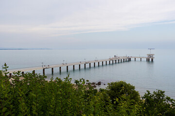 Obraz premium Bulgarian landmark in Burgas pier