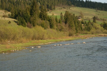 lake in the mountains