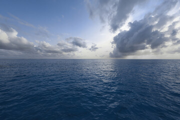 panorama and horizon of the Indian Ocean