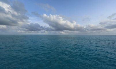 panorama and horizon of the Indian Ocean