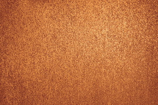 Orange Rust Texture. Old Rough Metal Surface. Rusty Background With Space For Design.