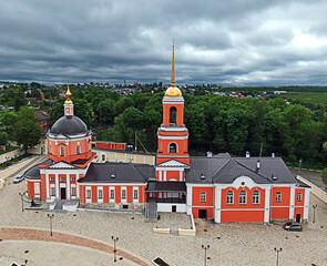 Nikitsky cathedral, year of construction - 1833, restored in 2018. City of Kashira, Russia