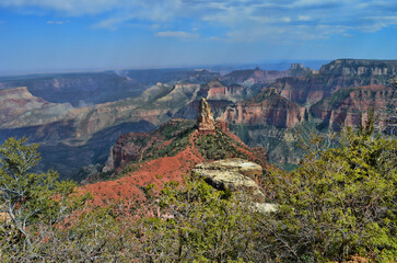 Fototapeta na wymiar view of Point Imperial, Grand Canyon