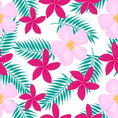 Zelfklevend Fotobehang Seamless pattern. Flower pattern.Blooming pattern .Summer background © sirinporn