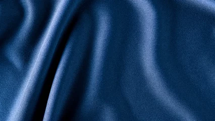 Plexiglas foto achterwand blue fabric cloth background texture © Nattapol_Sritongcom