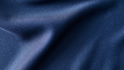 Fototapeta na wymiar blue fabric cloth background texture
