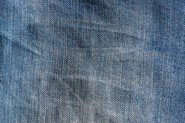 old grunge blue jeans texture background