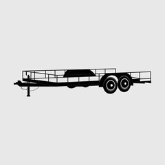 Big Tex Trailers SVG Bundle Cut File, Flatbed Semi Truck Svg, Flatbed Gooseneck Trailer Svg, Hauling Svg, Semi Cargo Trailer Svg,