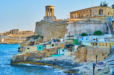 The fishermen's place in Valletta, Malta