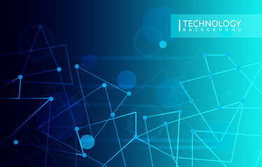 Digital Internet Network Abstract Modern Technology Background