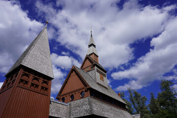 Obraz premium Die Stabkirche in Hahnenklee im Harz