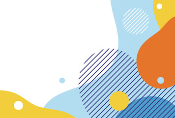 ベクター素材_ウェーブ_カラフル