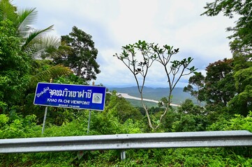 Khao Fa Chi Viewpoint, Famous Landmark in Ranong Province
