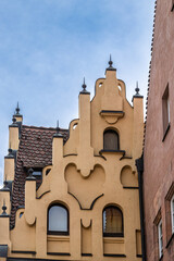 Fototapeta na wymiar houses in the city of Nüremberg, Bavaria