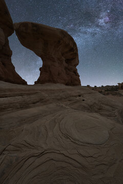 Four Hoodoos Sandstone Formations In Devils Garden