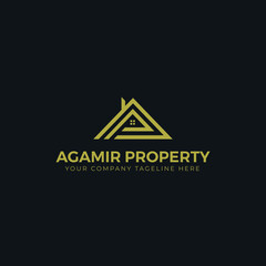 Real estate logo for corporate business