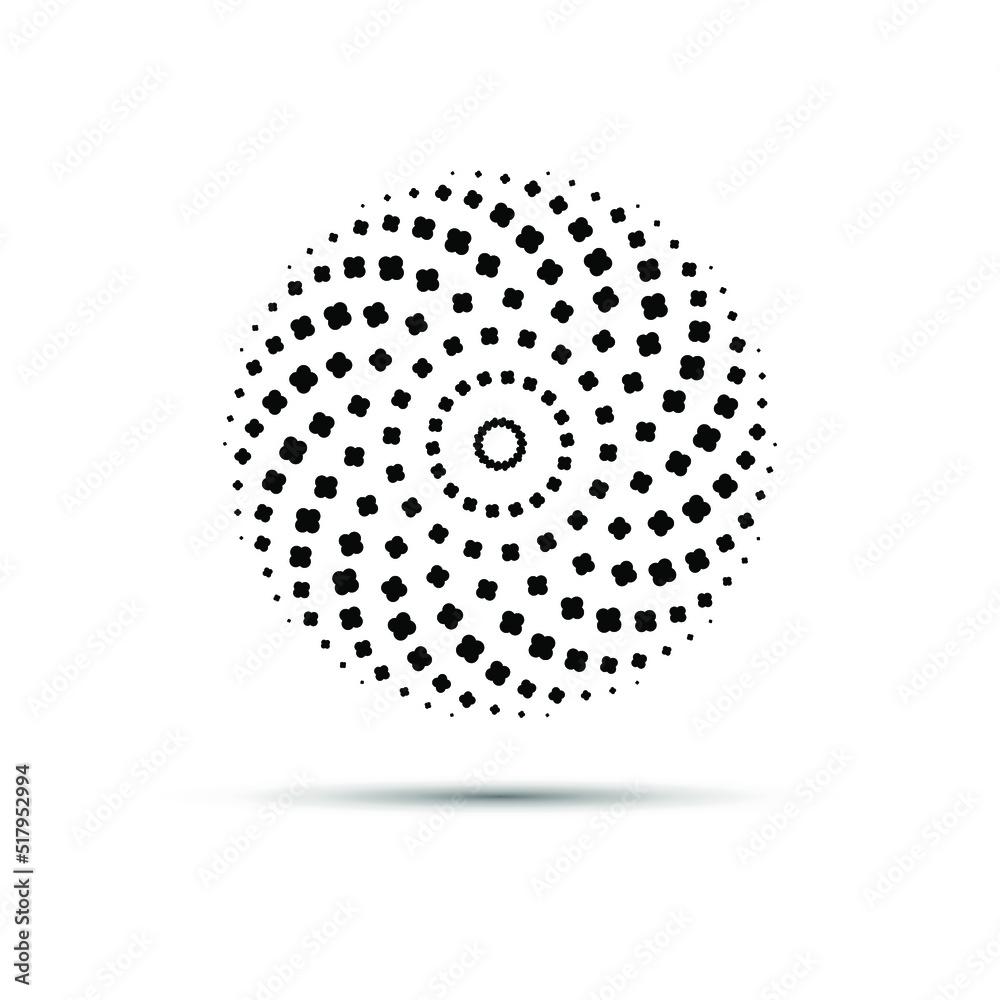 Wall mural abstract background for the design. abstract spiral. vector background.