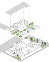 isometric distribution detail with photoshop