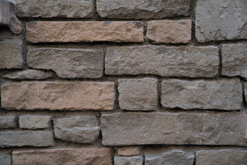 Texture of a natural stone wall