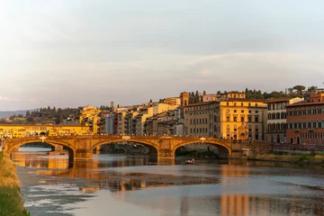 Fotobehang Ponte Vecchio oude brug