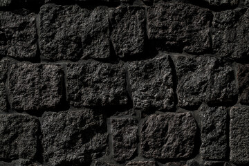 Part of stone wall for background or texture
