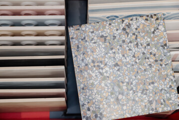 Colored marble for wall and floor tiles, marble surface close-up